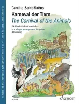 The Carnival of the Animals. In a Simple Arrangement for Piano, Sheet Map/Hans-Gunter Heumann