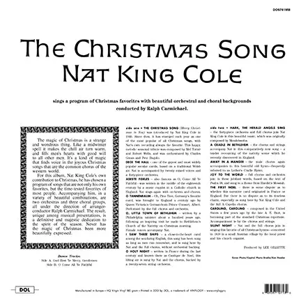 The Christmas Song - Coloured Vinyl | Nat King Cole