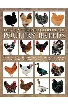 The Concise Encyclopedia of Poultry Breeds: An Illustrated Directory of Over 100 Chickens, Ducks, Geese and Turkeys, with 275 Photographs - Fred Hams
