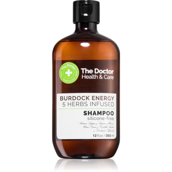 The Doctor Burdock Energy 5 Herbs Infused șampon pentru toate tipurile de păr 355 ml