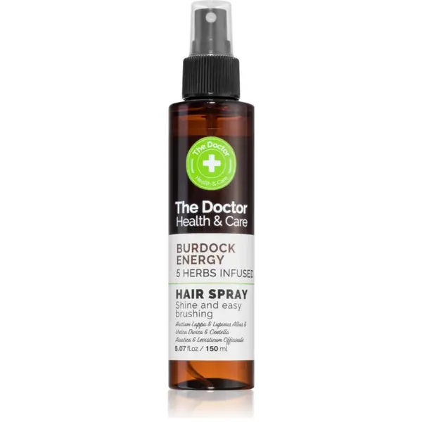 The Doctor Burdock Energy 5 Herbs Infused spray care nu necesita clatire pentru păr 150 ml