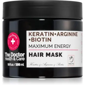 The Doctor Keratin + Arginine + Biotin Maximum Energy masca cu keratina pentru păr