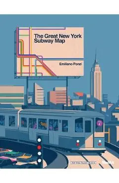 The Great New York Subway Map - Emiliano Ponzi