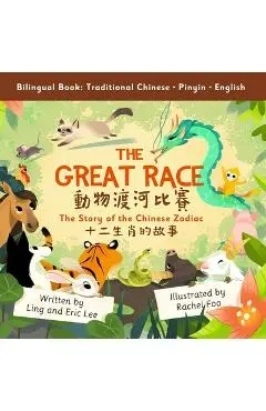 The Great Race: Story of the Chinese Zodiac (Traditional Chinese, English, Pinyin) - Eric Lee