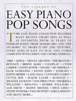 The Library of Easy Piano Pop Songs, Paperback/Hal Leonard Corp