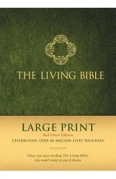 The Living Bible Large Print Red Letter Edition - Tyndale