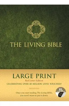 The Living Bible Large Print Red Letter Edition - Tyndale