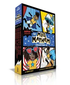 The MIA Mayhem Collection #2: MIA Mayhem Stops Time!; MIA Mayhem vs. the Mighty Robot; MIA Mayhem Gets X-Ray Specs; MIA Mayhem Steals the Show!/Kara West