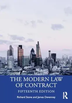 The Modern Law of Contract. 15 ed, Paperback/James (Exeter University, UK) Devenney