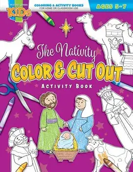 The Nativity Color & Cut Out: Coloring Activity Books ] Christmas--5-7, Paperback/Warner Press