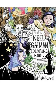 The Neil Gaiman Coloring Book: Coloring Book for Adults and Kids to Share - Neil Gaiman