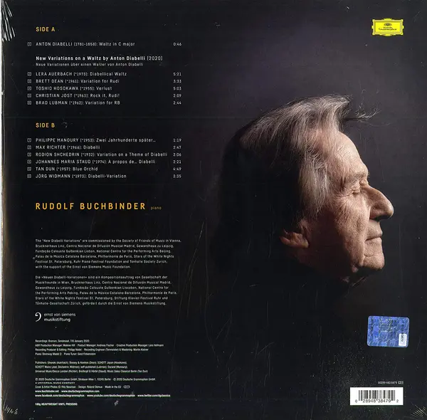 The New Diabelli - Vinyl | Rudolf Buchbinder