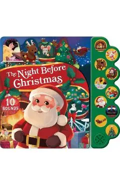 The Night Before Christmas 10-Button Sound Book - Clement C. Moore