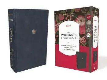 The Nkjv, Woman's Study Bible, Leathersoft, Blue, Full-Color: Receiving God's Truth for Balance, Hope, and Transformation, Paperback/Dorothy Kelley Patterson