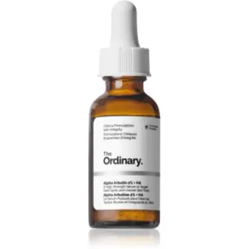 The Ordinary Alpha Arbutin 2% + HA ser facial cu efect iluminator cu acid hialuronic