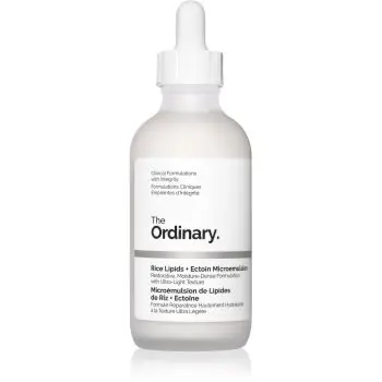 The Ordinary Rice Lipids + Ectoin Microemulsion emulsie hidratantă lejeră pentru netezirea pielii
