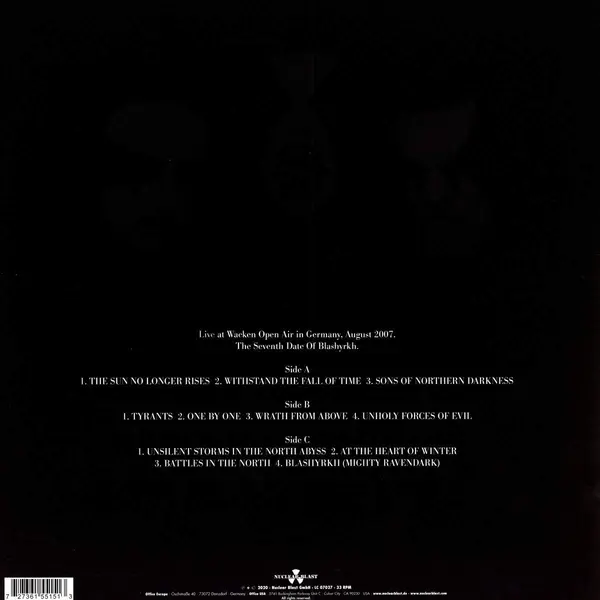 The Seventh Date of Blashyrkh - Vinyl | Immortal
