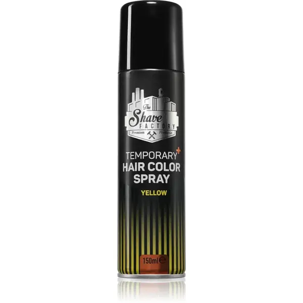 The Shave Factory Temporary Hair Color Spray spray pentru păr culoare Yellow 150 ml