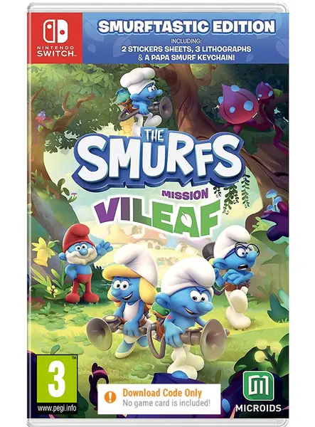 The Smurfs Mission Vileaf Smurftastic Edition Nintendo Switch|PlayStation 4|Xbox Series S/X|PlayStation 5|PC|Xbox One
