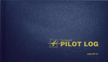 The Standard Pilot Log (Navy Blue): Asa-Sp-57, Hardcover/Asa