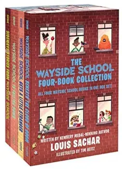 The Wayside School 4-Book Box Set: Sideways Stories from Wayside School, Wayside School Is Falling Down, Wayside School Gets a Little Stranger, Waysid/Louis Sachar