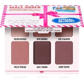 theBalm Male Order® Special Delivery paletă cu farduri de ochi