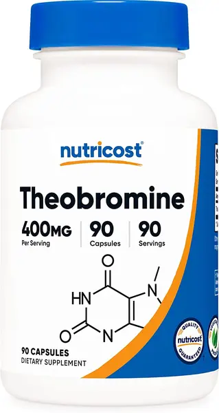Theobromine, 400 mg, 90 capsule, Nutricost