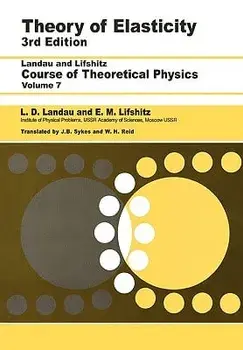 Theory of Elasticity: Volume 7, Paperback/L. D. Landau