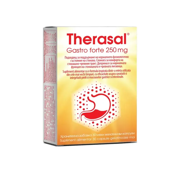 Therasal Gastro forte, 250 mg x 30 capsule