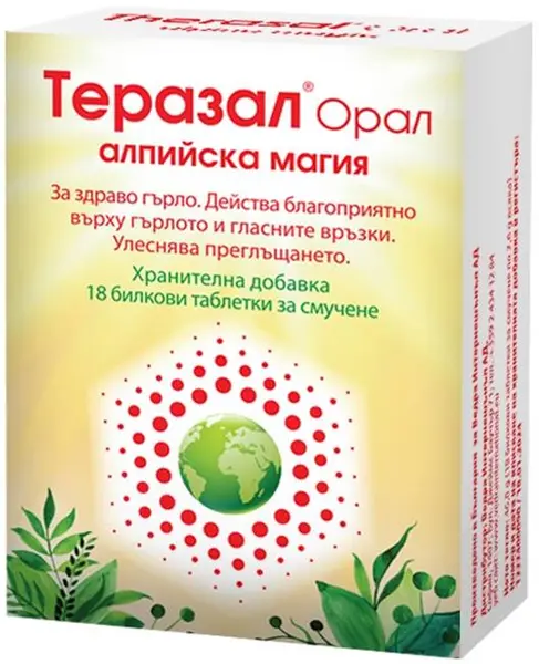 Therasal Oral, alpine magic, 18 tablete de supt