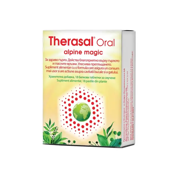 Therasal Oral ALPINE MAGIC x 18 pastile de supt