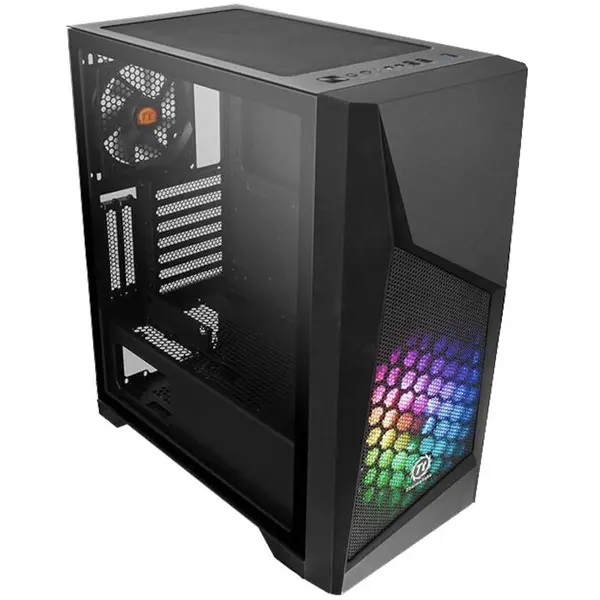 Thermaltake Carcasa Thermaltake Commander C32 Tempered Glass ARGB, Mid-Tower, fara sursa, ATX, Black