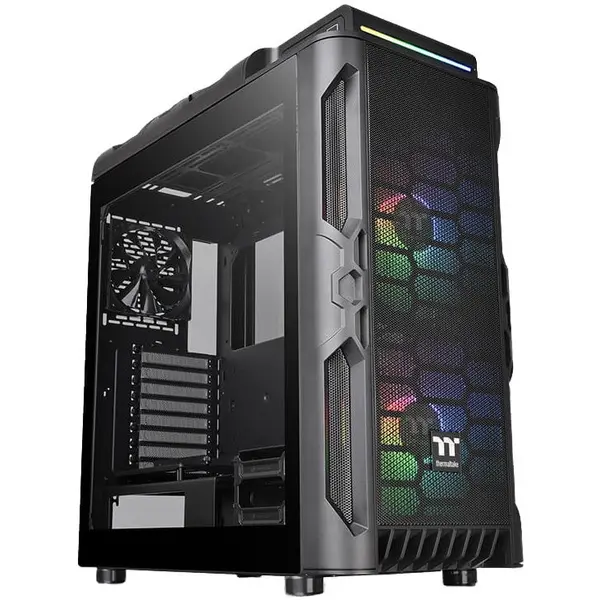 Thermaltake Carcasa Thermaltake Level 20 RS Tempered Glass ARGB, Mid-Tower, fara sursa, ATX, Black