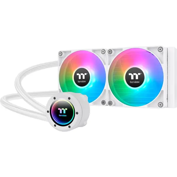 Thermaltake Cooler CPU Thermaltake TH240 V2 ARGB Snow edition, Alb