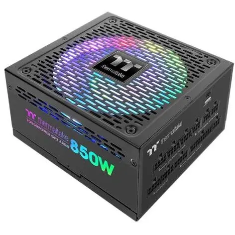 Thermaltake Sursa Full Modulara Thermaltake Toughpower GF2, 850W, 80 Plus Gold, Iluminare RGB (Negru)