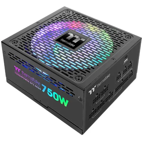 Thermaltake Sursa PC Thermaltake Toughpower GF2 ARGB 750 W 24-pin ATX, Negru