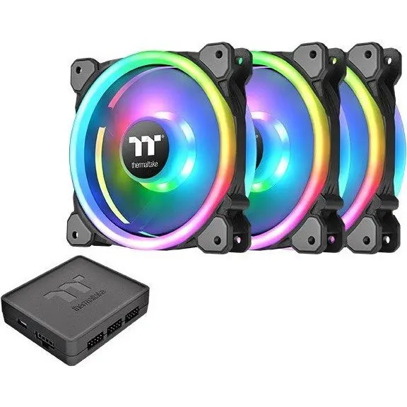 Thermaltake Thermaltake Ventilator Riing Trio 12 RGB 3 Fan Pack