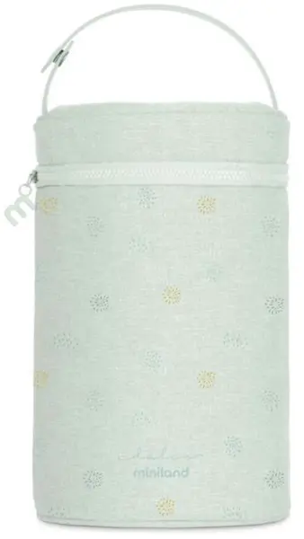 Thermobox dublu Miniland - Mint, 2 x 500 ml