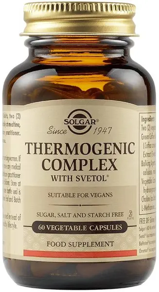 Thermogenic Complex with Svetol, 60 capsule vegetale, Solgar