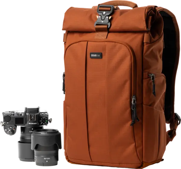 Think Tank FocusPoint 22L I Hybrid RollTop Backpack I Urban Rust
