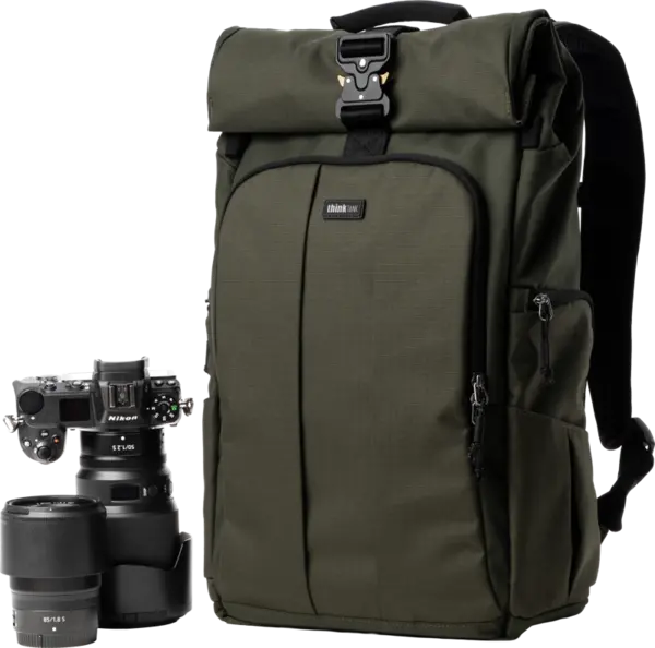 Think Tank FocusPoint 30L I Hybrid RollTop Backpack I Greenway