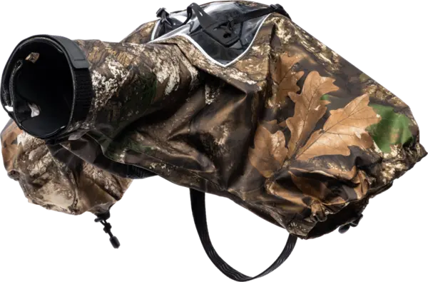 Think Tank Rain Cover I RealTree APX Camo (EYEPIECE REQUIRED) I Hydrophobia D 70-200 V3