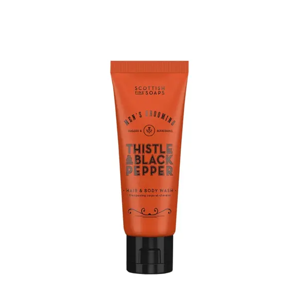Thistle & black pepper hair & body wash 75 ml