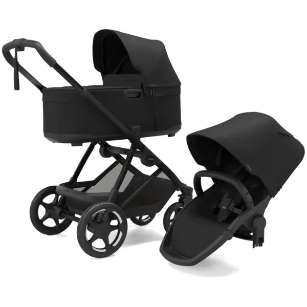 Thule Set Carucior Thule Charm 2 in 1, sezut + landou, Negru