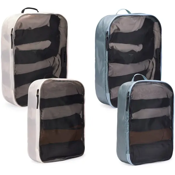 Thule Set de 2 cuburi de ambalare mari si 2 cuburi de ambalare medii ,Thule, 3205580, Gri-Alb
