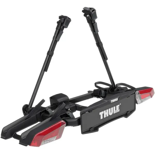 Thule Suport pentru 2 biciclete, Thule VeloLite, cu prindere pe carligul de remorcare, Negru