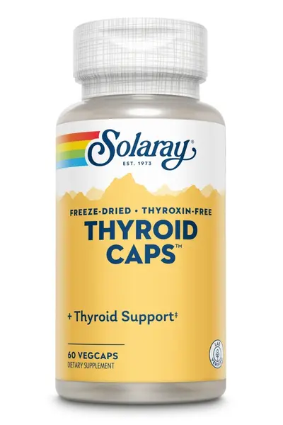 Thyroid Caps Solaray, 60 capsule vegetale