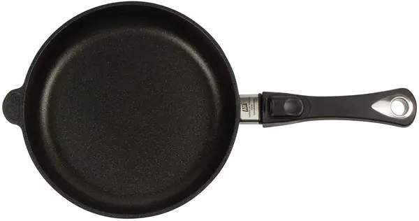 Tigaie cu maner mobil AMT - Gastroguss, 20 cm, negru