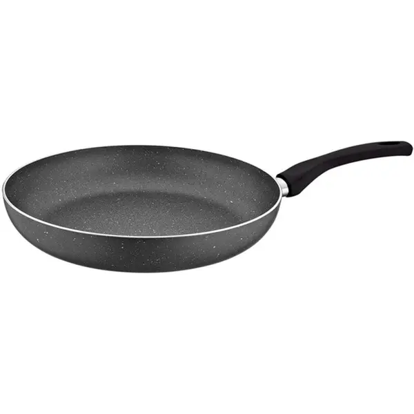 Tigaie din Aluminiu, Diametru 24 cm, Interior Granit, Gri