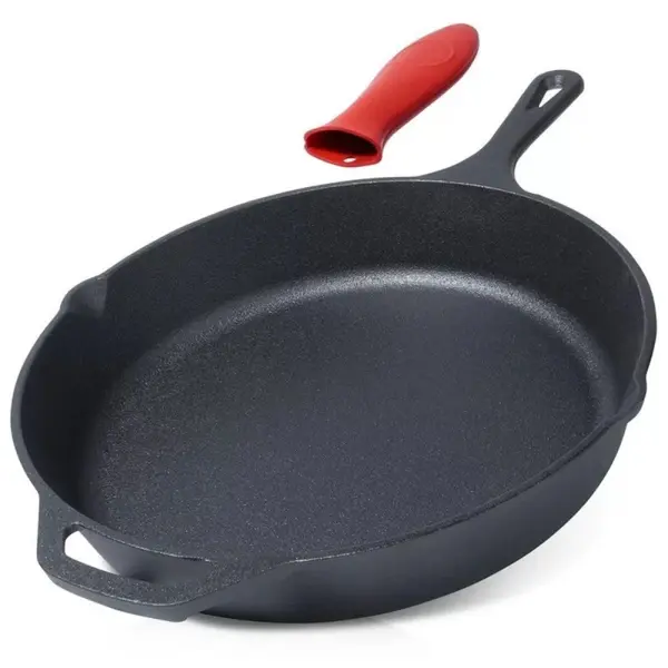 Tigaie din Fonta, Protectie din Silicon pentru Maner, 30 cm